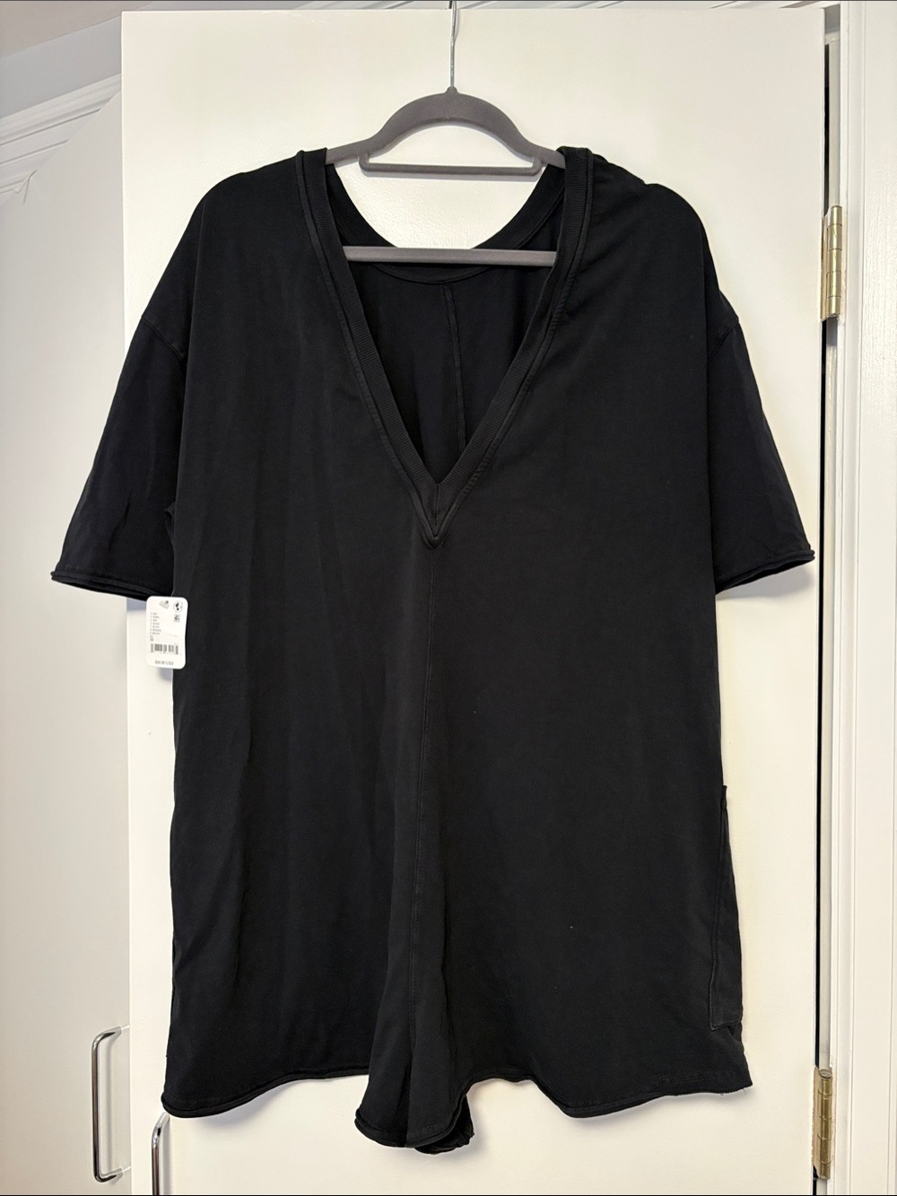 FP Movement by Free People Black Hot Shot Romper